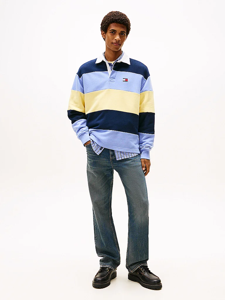TOMMY JEANS Rugby-Sweater bunt   M herren 3